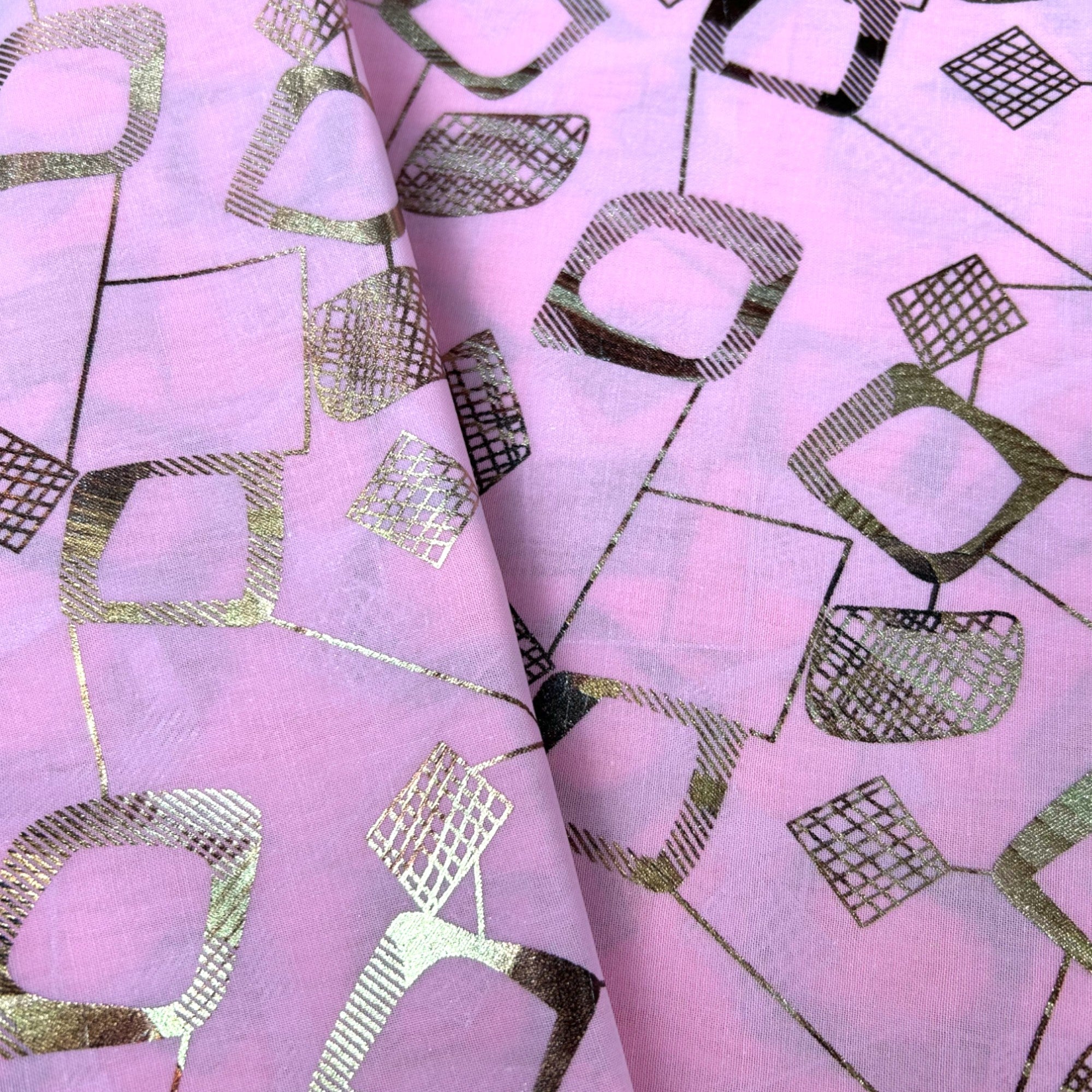 Feuille d'or imprimée - Dessin 1