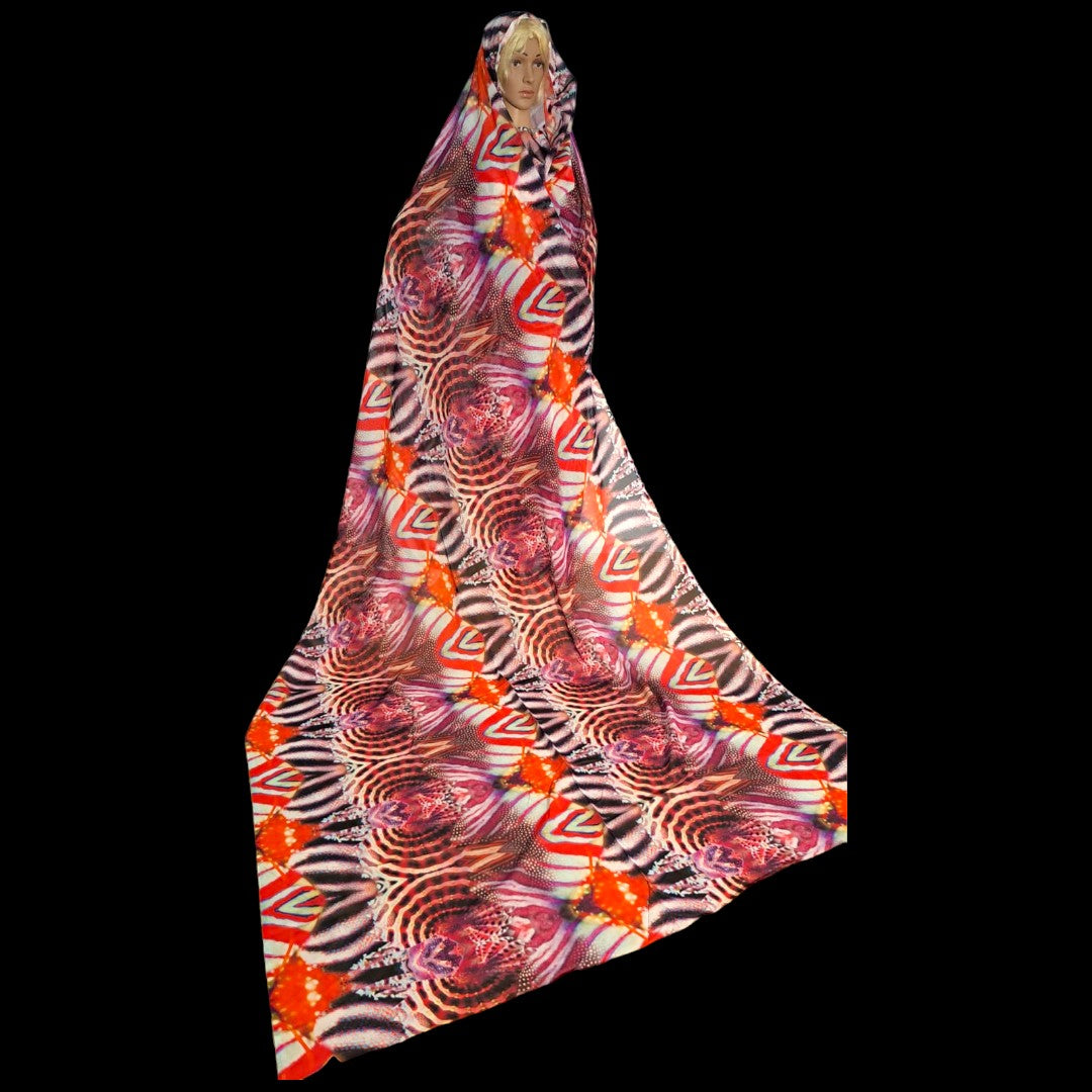 Voile imprimé - P23 Dessin 6