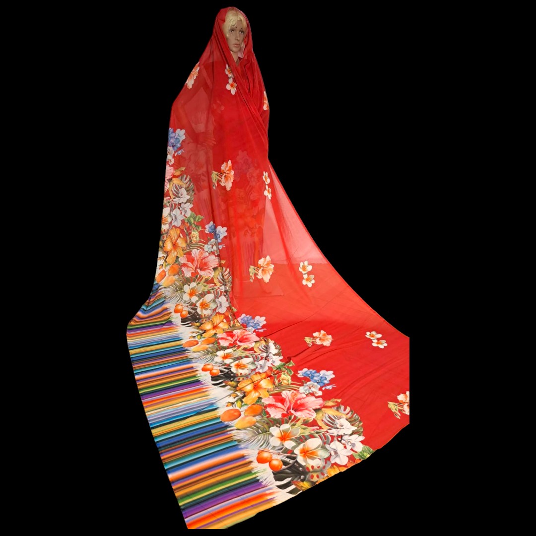 Voile imprimé - P23 Dessin 7