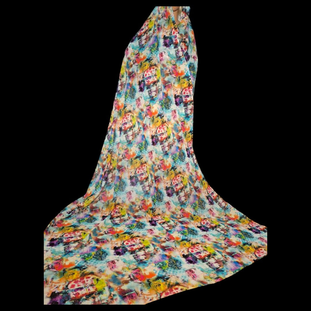 Voile imprimé - P23 Dessin 4